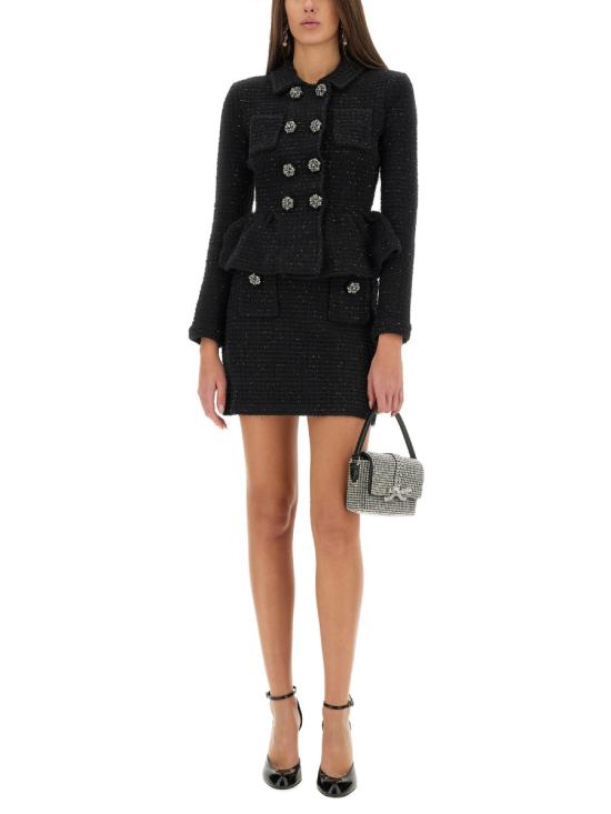 24FW 셀프 포트레이트 스커트 SC24 007SK B BLACK - SELF PORTRAIT