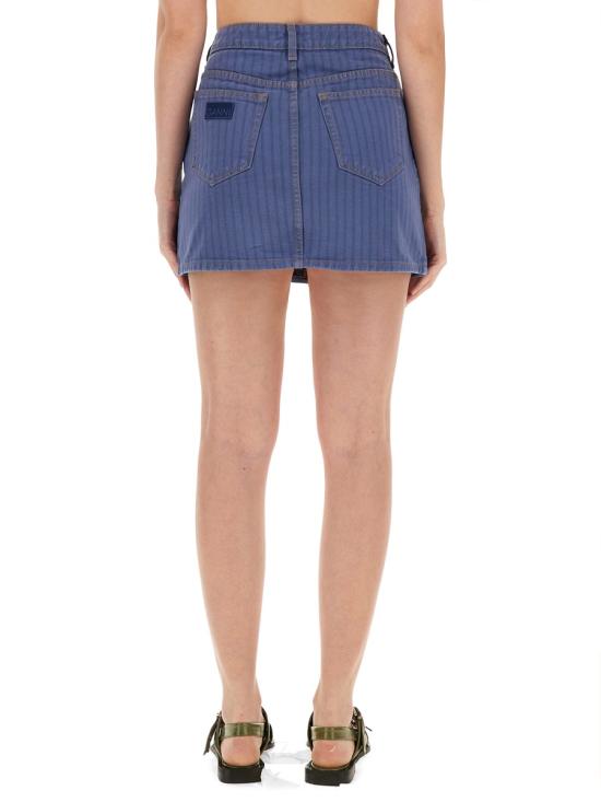 24FW 가니 스커트 J1504 083 DENIM - GANNI