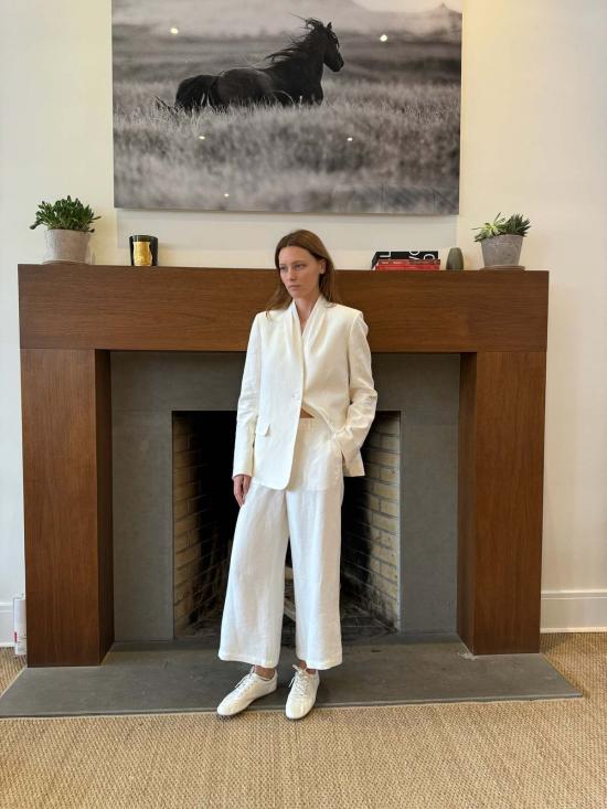  티더블유피 크롭 팬츠 Twp 크롭 하워드 팬츠 리넨