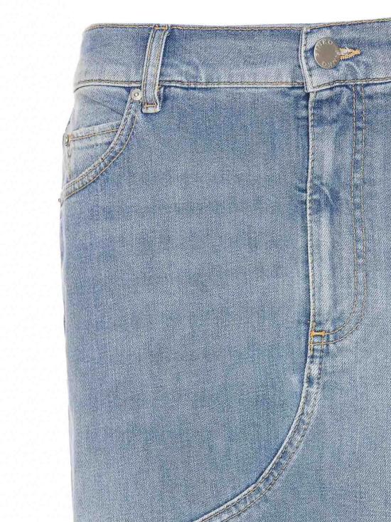  핑코 미디 스커트 104628A2EAPJE Dark Wash - PINKO