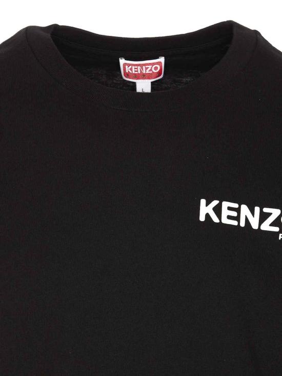 25FW 겐조 반팔 티셔츠 FF55TS4894SG99J Black - KENZO