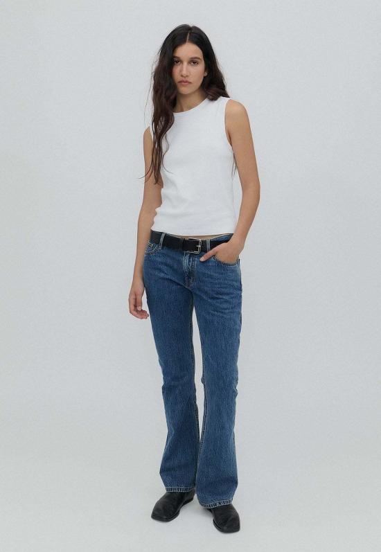  스틸히어 데님 팬츠 스틸 히어 뉴욕 투모로우 진 클래식 블루 진