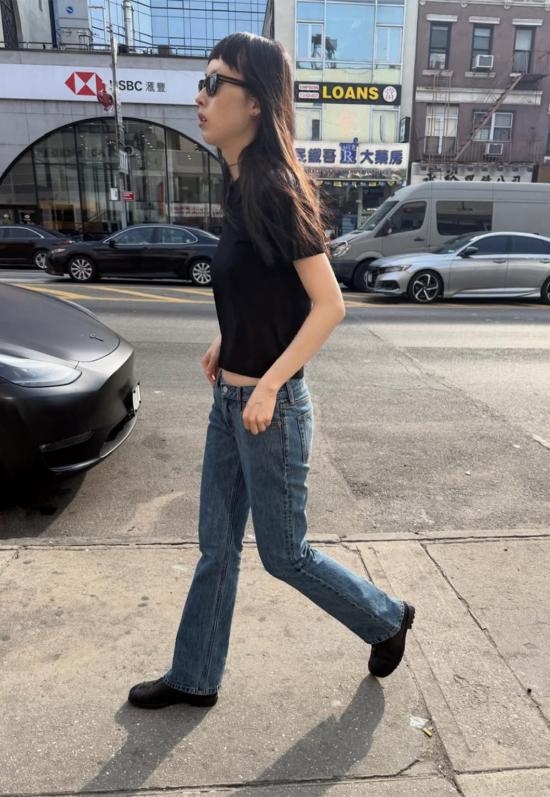  스틸히어 데님 팬츠 스틸 히어 뉴욕 투모로우 진 클래식 블루 진 - STILL HERE