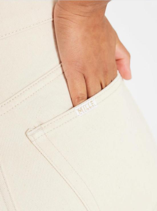  밀레 데님 팬츠 밀 애쉬튼 하이라이즈 와이드 레그 플레어 진 - MILLE