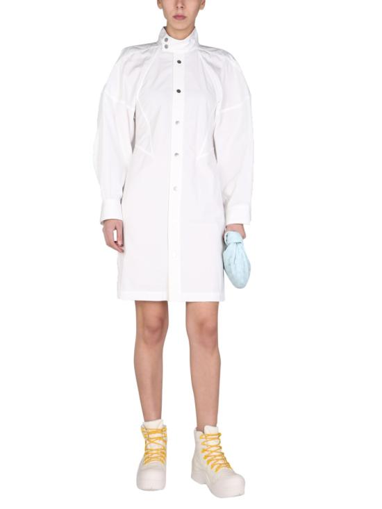 25SS 보테가베네타 미디 원피스 686986 VA5Y09068 WHITE - BOTTEGA VENETA