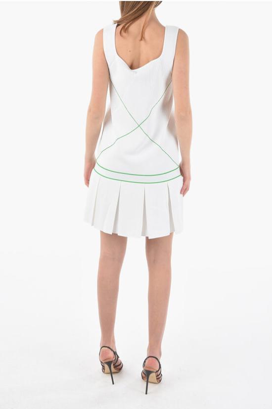 25SS 보테가베네타 미디 원피스 698085 V1XG09000 WHITE - BOTTEGA VENETA