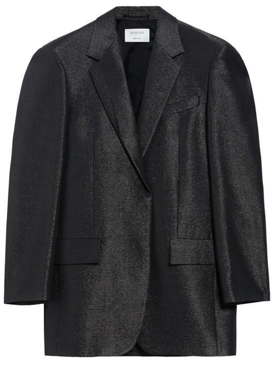 24FW 스포트막스 코트 2320460539600 002 NERO Black