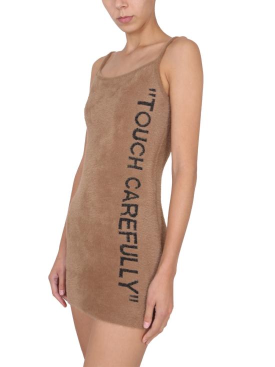  오프화이트 미디 원피스 OWHI067 F22KNI0016210 BEIGE - OFF WHITE