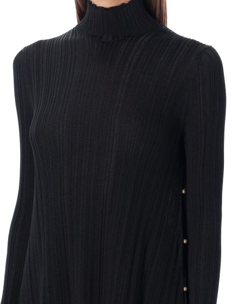 25SS 보테가베네타 미디 원피스 716861 V2I601000 BLACK - BOTTEGA VENETA