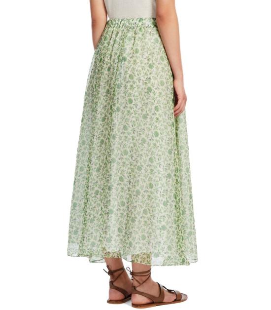 25SS 위켄드막스마라 롱 스커트 2515101072600 002 38 Green - WEEKEND MAX MARA