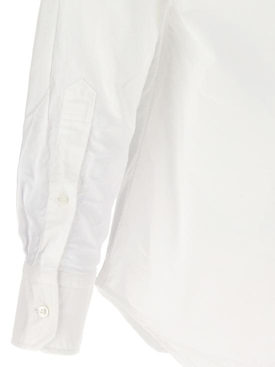 25FW 톰브라운 긴팔 셔츠 MWL150EF0313100 White - THOM BROWNE