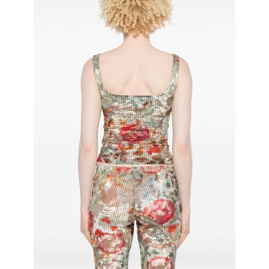 25SS 시에드레스 민소매 티셔츠 WRS25TP05MC CALI MULTI GREEN - SIEDRES