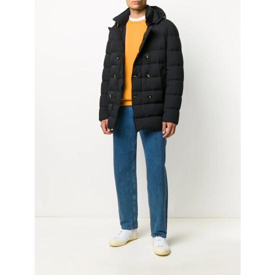 25FW 무레르 FLORIO-KN 플로리오-KN 퀼팅 나일론 패딩 다운 재킷 FLORIO-KN 플로리오-KN 퀼팅 나일론  다운 재킷  I100188 FLORIO KN DKBLU BLUE - MOORER