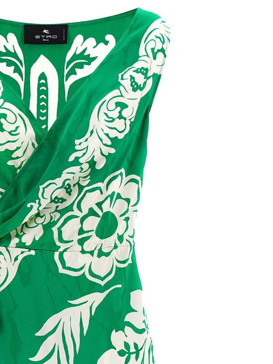 25SS 에트로 미디 원피스 WRHA035599SP4E5X0891 Green - ETRO