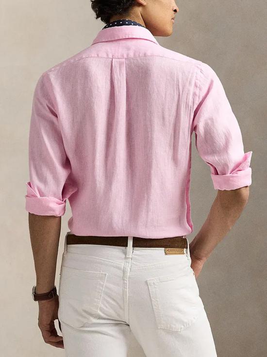 25SS 폴로 랄프로렌 긴팔 셔츠 710968915 002 PINK - POLO RALPH LAUREN