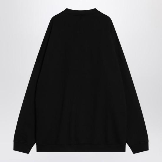 25SS 릭오웬스 x 챔피온 긴팔 티셔츠 CM01E1669CHFE Q RICKO 09 Black - RICK OWENS X CHAMPIONS