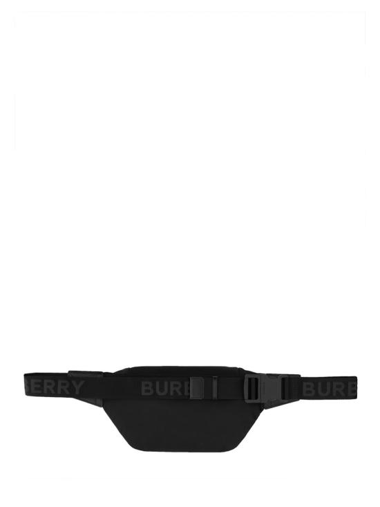 26SS 버버리 로고 프린트 나일론 쏘니 범백 8049095 Black - BURBERRY