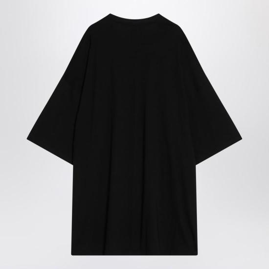 25SS 릭오웬스 x 챔피온 반팔 티셔츠 CM01E1675CHJG Q RICKO 09 Black - RICK OWENS X CHAMPIONS