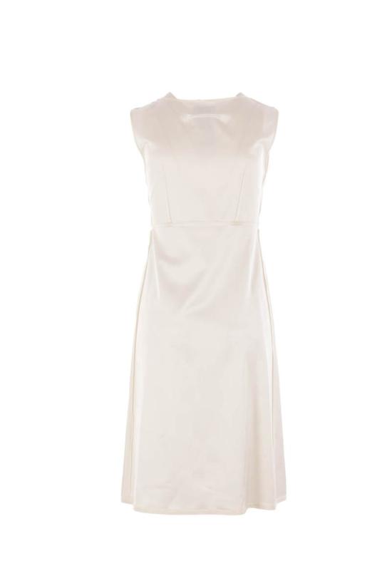 25SS MM6 메종마르지엘라 미디 원피스 S62DA0048M35143101 Beige - MM6 MAISON MARGIELA