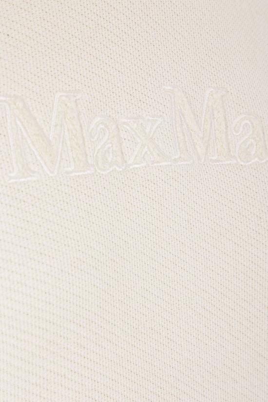 25SS 막스마라 GARY 가리 로고 자수 후드 티셔츠 251192101860013133001 WHITE - MAX MARA