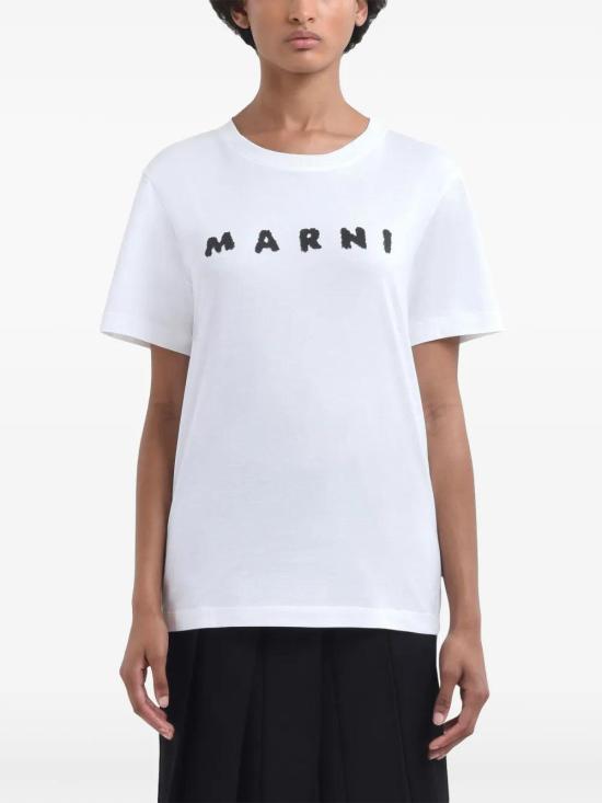 26FW 마르니 반팔 티셔츠 THJE0293P8USCX42 SLW01 DS026210 - MARNI