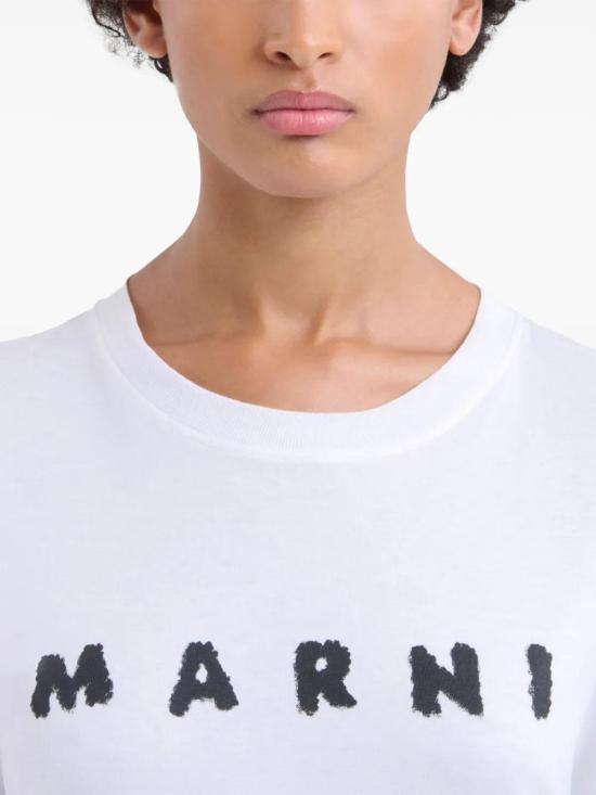 26FW 마르니 반팔 티셔츠 THJE0293P8USCX42 SLW01 DS026210 - MARNI