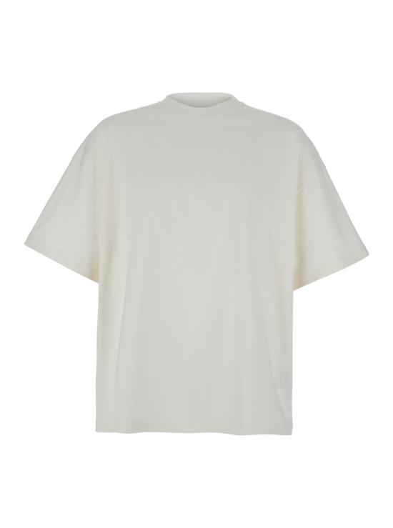 25FW 질샌더 반팔 티셔츠 J21GC0168J20243102 White