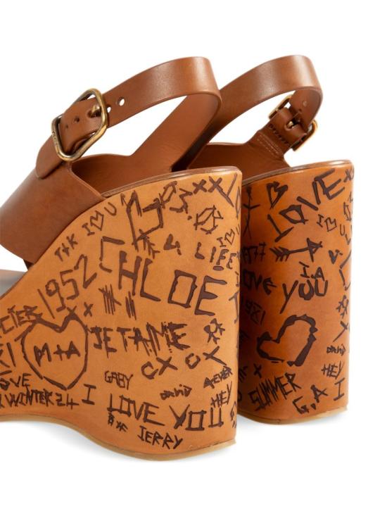  끌로에 힐/펌프스 CHC24A02Y 27T GINGER BROWN - CHLOE