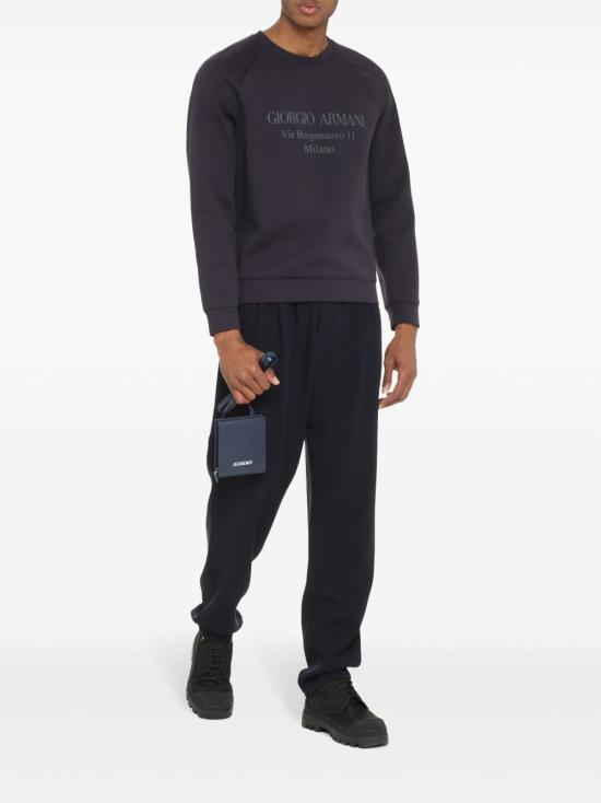 25FW 조르지오 아르마니 긴팔 티셔츠 3GSM81SJSXZ UBVN - GIORGIO ARMANI