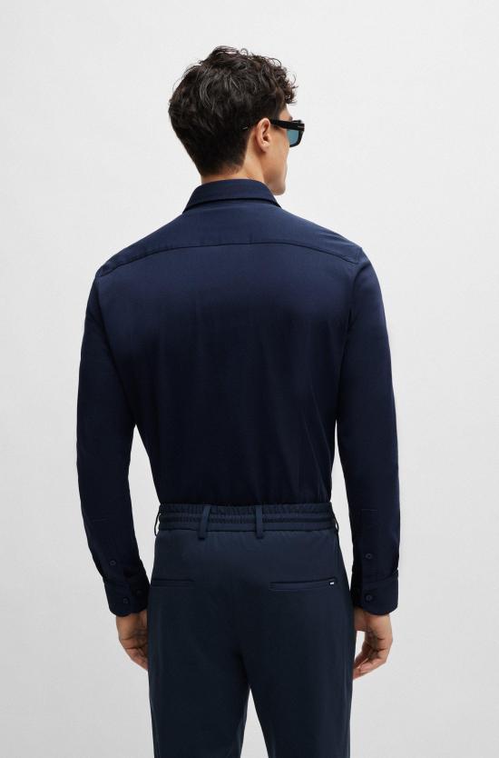 25SS 보스 긴팔 셔츠 50474283 10239269 01 404 Blue - BOSS