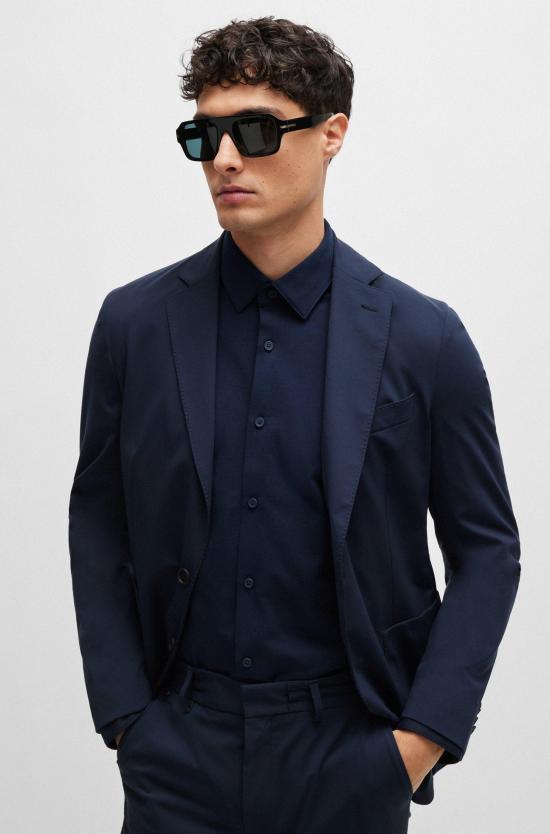 25SS 보스 긴팔 셔츠 50474283 10239269 01 404 Blue - BOSS