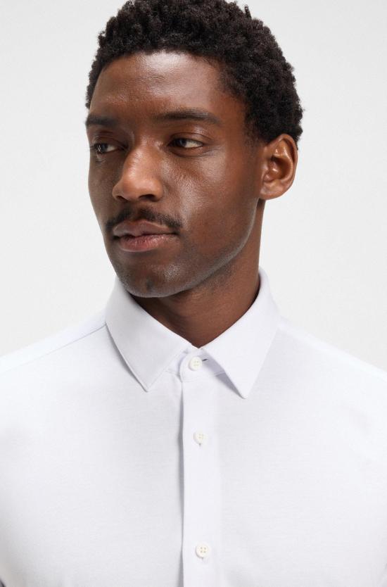 25SS 보스 긴팔 셔츠 50474283 10239269 01 100 White - BOSS