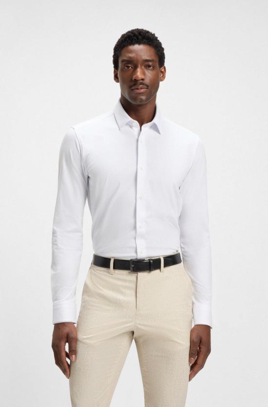 25SS 보스 긴팔 셔츠 50474283 10239269 01 100 White - BOSS