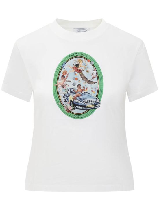 25SS 오프화이트 반팔 티셔츠 OWAA112S25JER001 0184 WHITE