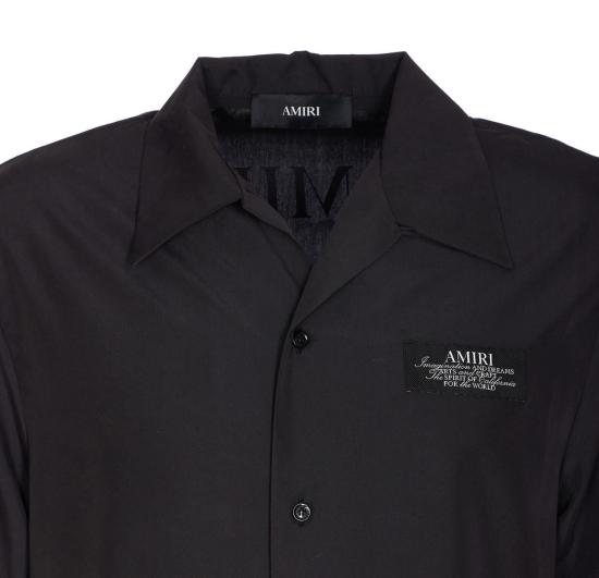 25FW 아미리 반팔 셔츠 STCA1148BLACK Black - AMIRI