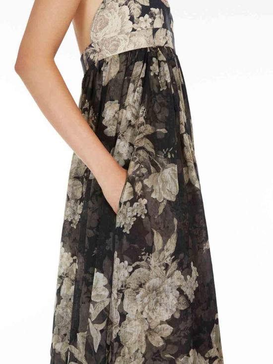 24FW 막스마라 롱 원피스 2411221213600003 Black - MAX MARA