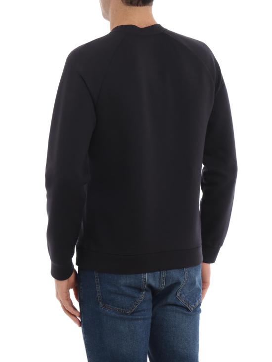 25FW 조르지오 아르마니 긴팔 티셔츠 3GSM81SJSXZUBVN Dark Blue - GIORGIO ARMANI