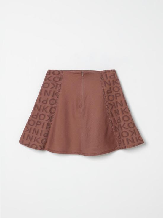 25SS [키즈] 핑코 스커트 KFGO0030CFK01 C018 Brown - PINKO