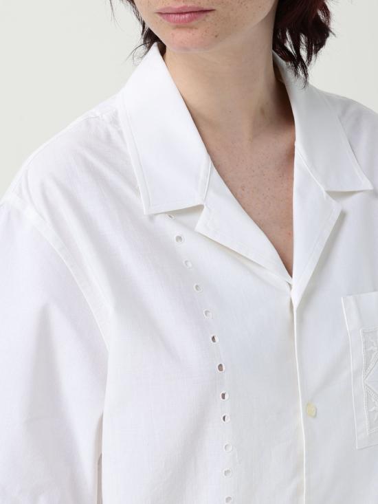 25SS 마린세르 셔츠 USI016AUWOV0007 WH10 White - MARINE SERRE