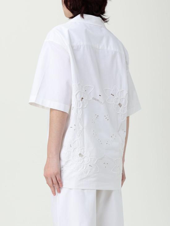 25SS 마린세르 셔츠 USI016AUWOV0007 WH10 White - MARINE SERRE