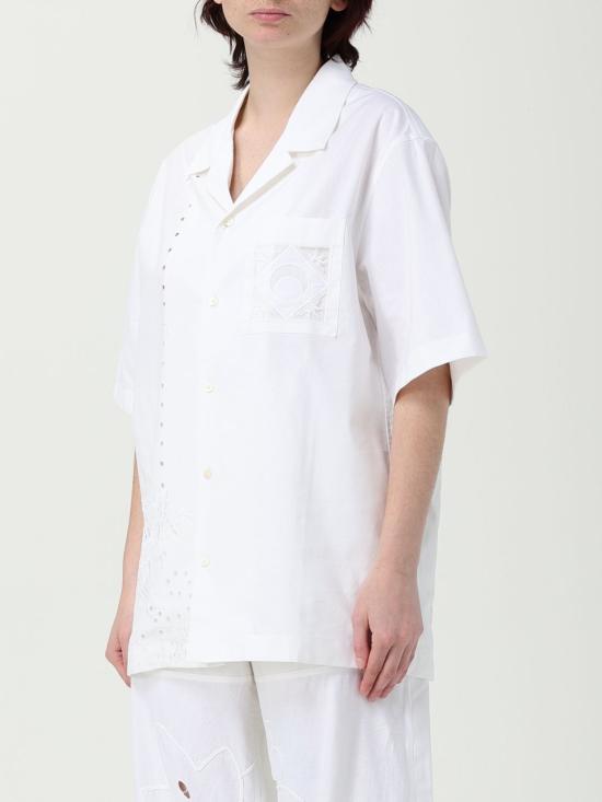 25SS 마린세르 셔츠 USI016AUWOV0007 WH10 White - MARINE SERRE