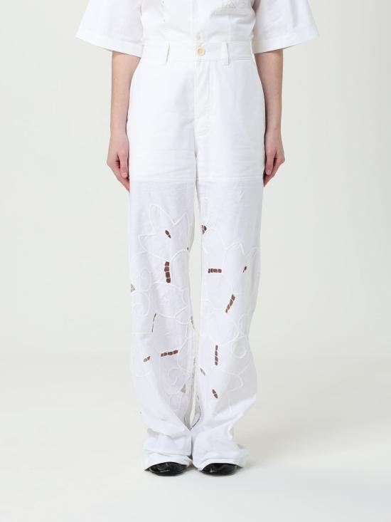 25SS 마린세르 스트레이트 팬츠 UPA056AUWOV0007 WH10 White