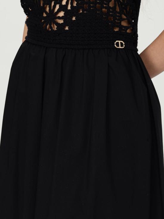 25FW 트윈셋 롱 원피스 251TT3390 00006 Black - TWINSET