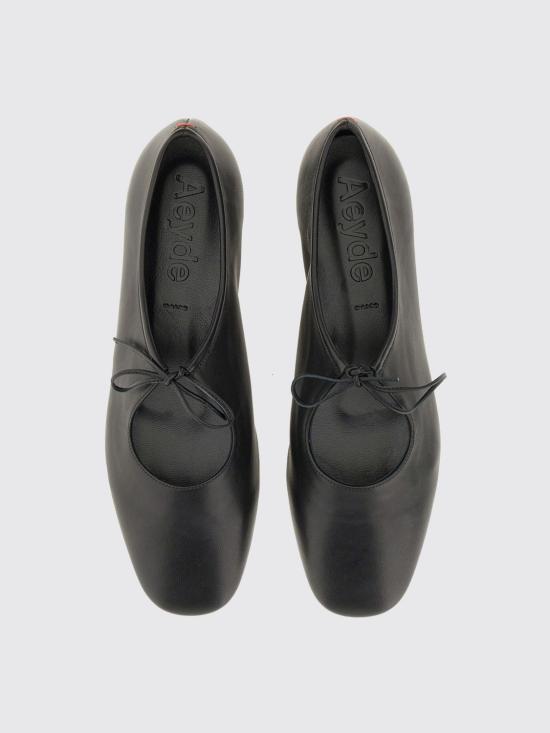 25SS 에이드 플랫 슈즈 MNLR08FL149 Black - AEYDE