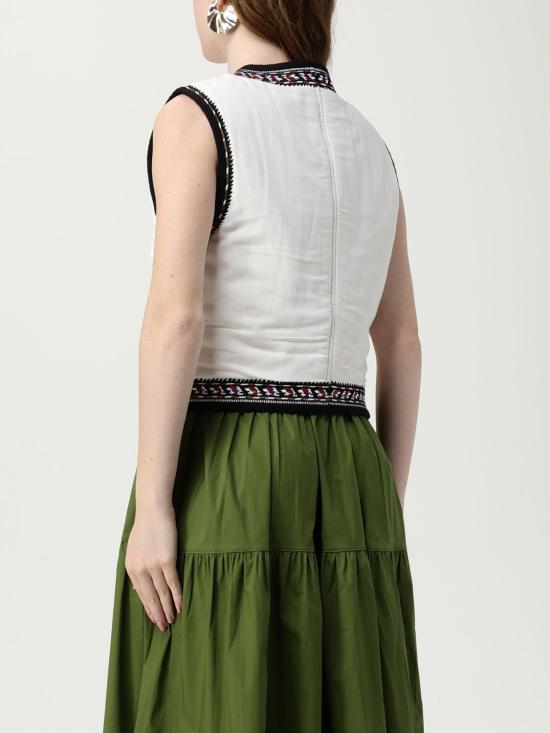 25SS 이자벨마랑 베스트 GI0043FAC1J09E 23EC White - ISABEL MARANT