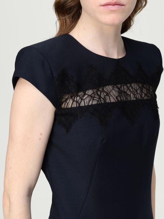 25FW 알렉산더 맥퀸 롱 원피스 830138QJAEK4 100 Blue - ALEXANDER MCQUEEN