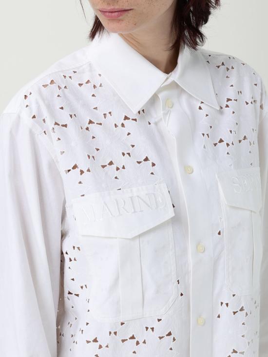 25SS 마린세르 셔츠 USI022AUWOV0045 WH20 Beige - MARINE SERRE