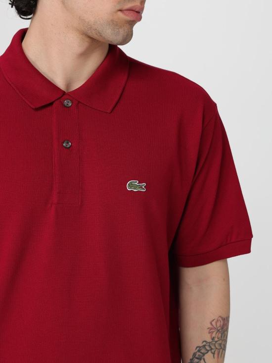 25FW 라코스테 클래식 핏 피케 폴로 셔츠 L1212 476 Burgundy - LACOSTE