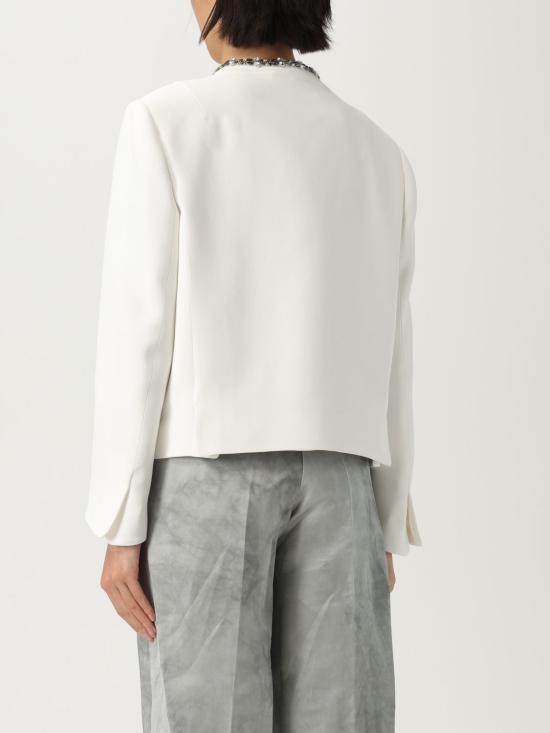 25SS 에르마노 설비노 자켓 D466I324APILM 14800 White - ERMANNO SCERVINO
