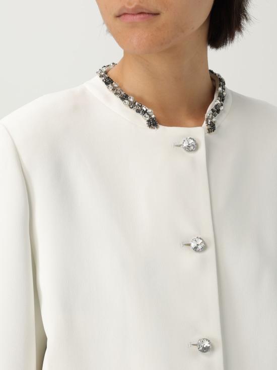 25SS 에르마노 설비노 자켓 D466I324APILM 14800 White - ERMANNO SCERVINO